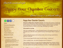 Tablet Screenshot of happyhourconcerts.org